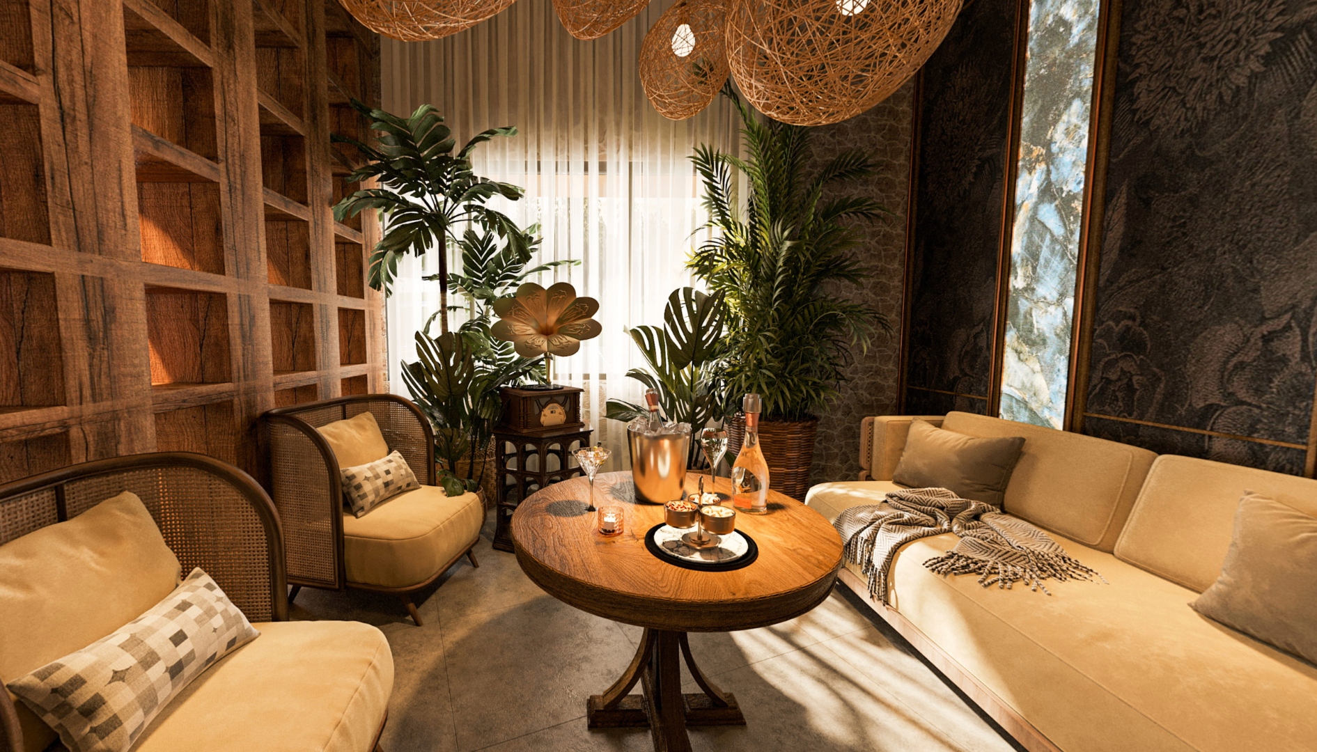 MUI entrance and host stand